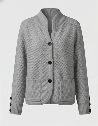 Damen Kaschmir Strickjacke