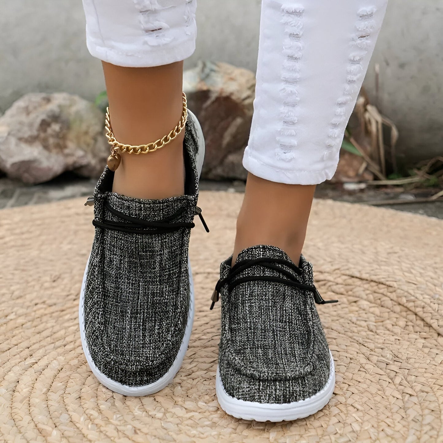 Eveloria Damen Slipperschuhe Bequem