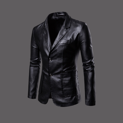 Eveloria Herren Lederjacke Modisch