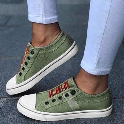 Eveloria Damen Sneaker Bequem Sportlich