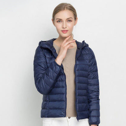 Eveloria Damen Leichtgewicht Daunenjacke Urban Chic