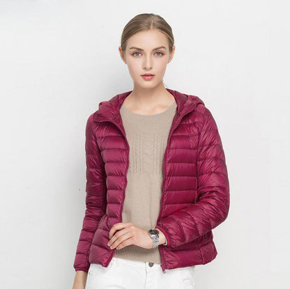 Eveloria Damen Leichtgewicht Daunenjacke Urban Chic