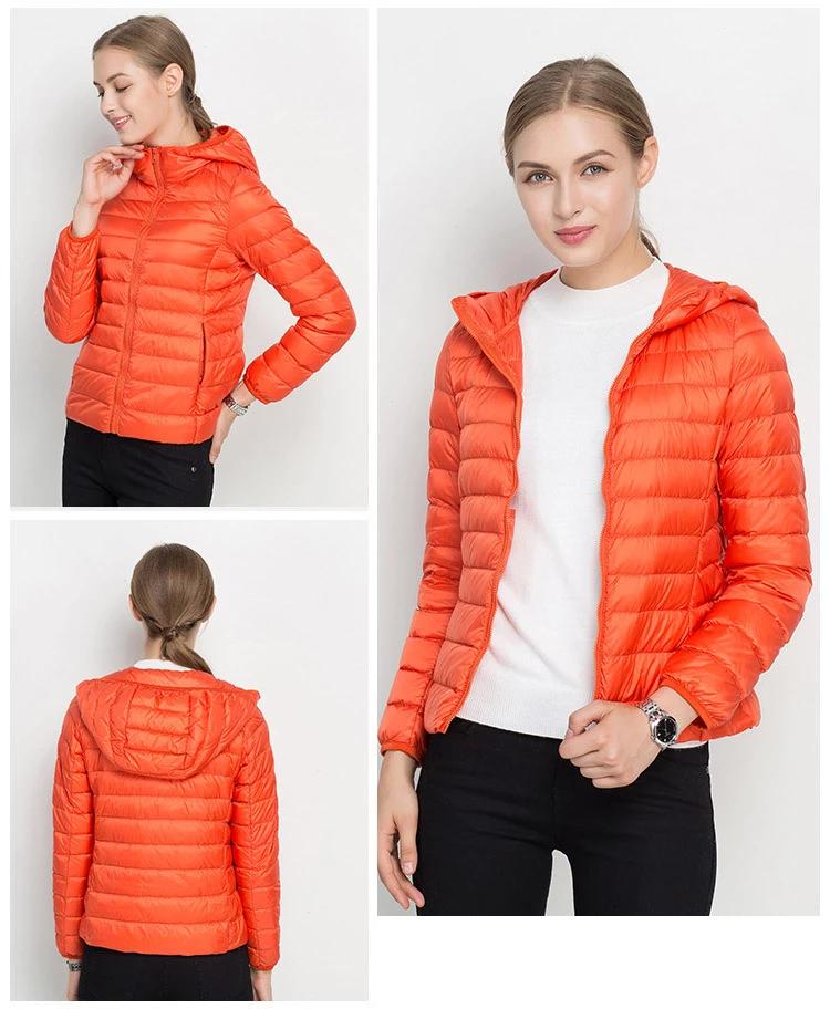 Eveloria Damen Leichtgewicht Daunenjacke Urban Chic