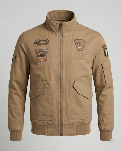 Herren Bomberjacke Militärstil