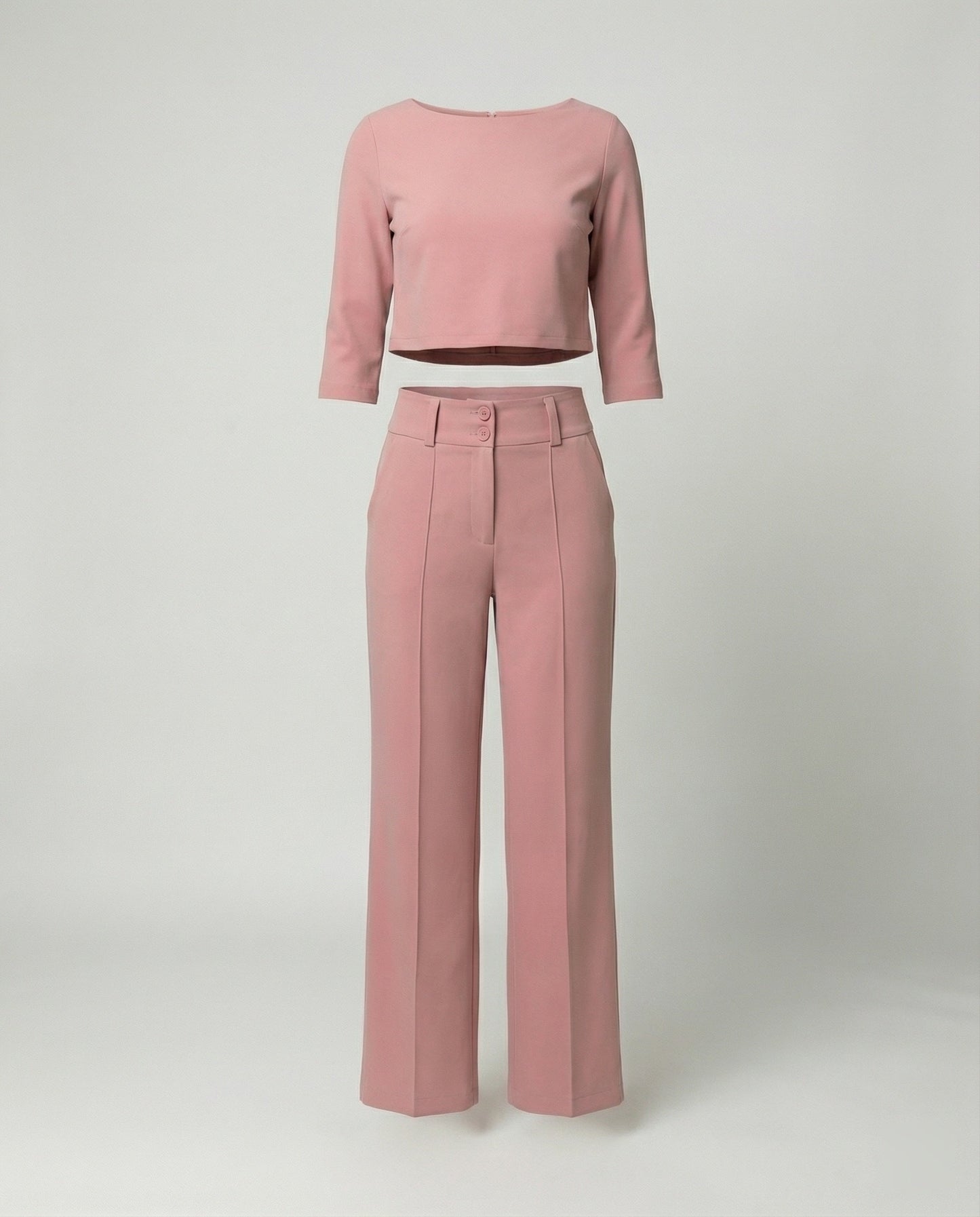Damen Herbst Hosenset Tailliert