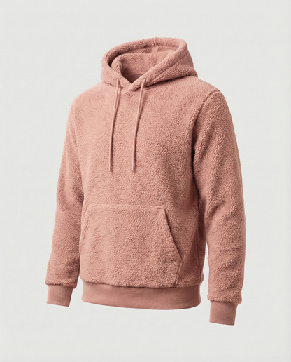 Herren Teddy Pullover Kuschelfleece
