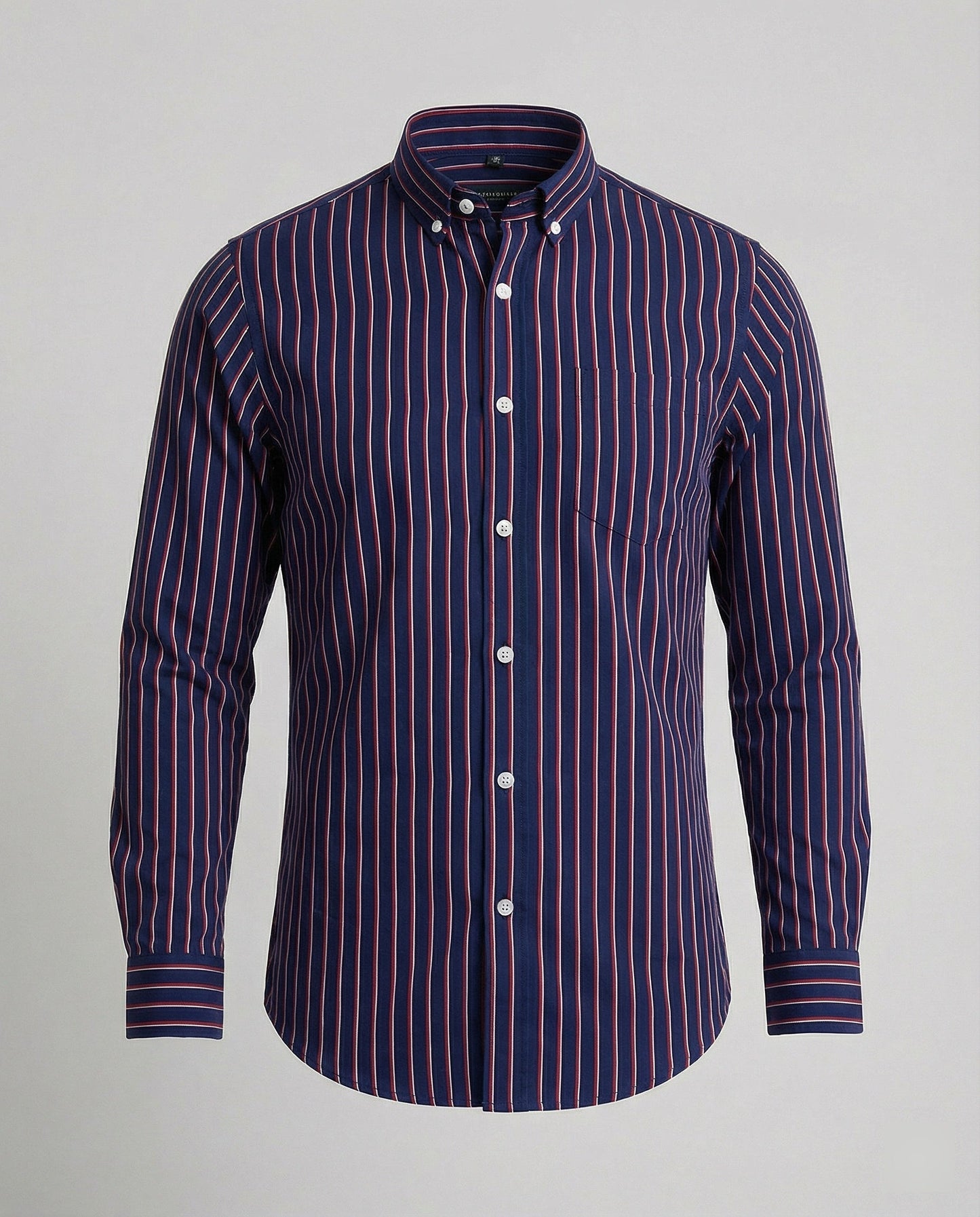 Herren Businesshemd Slim Fit Kentkragen Weiß
