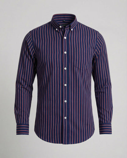 Herren Businesshemd Slim Fit Kentkragen Weiß