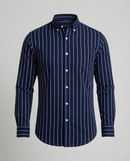 Herren Businesshemd Slim Fit Kentkragen Weiß