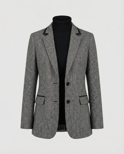 Herren Glencheck Sakko Slim Fit - Eveloria