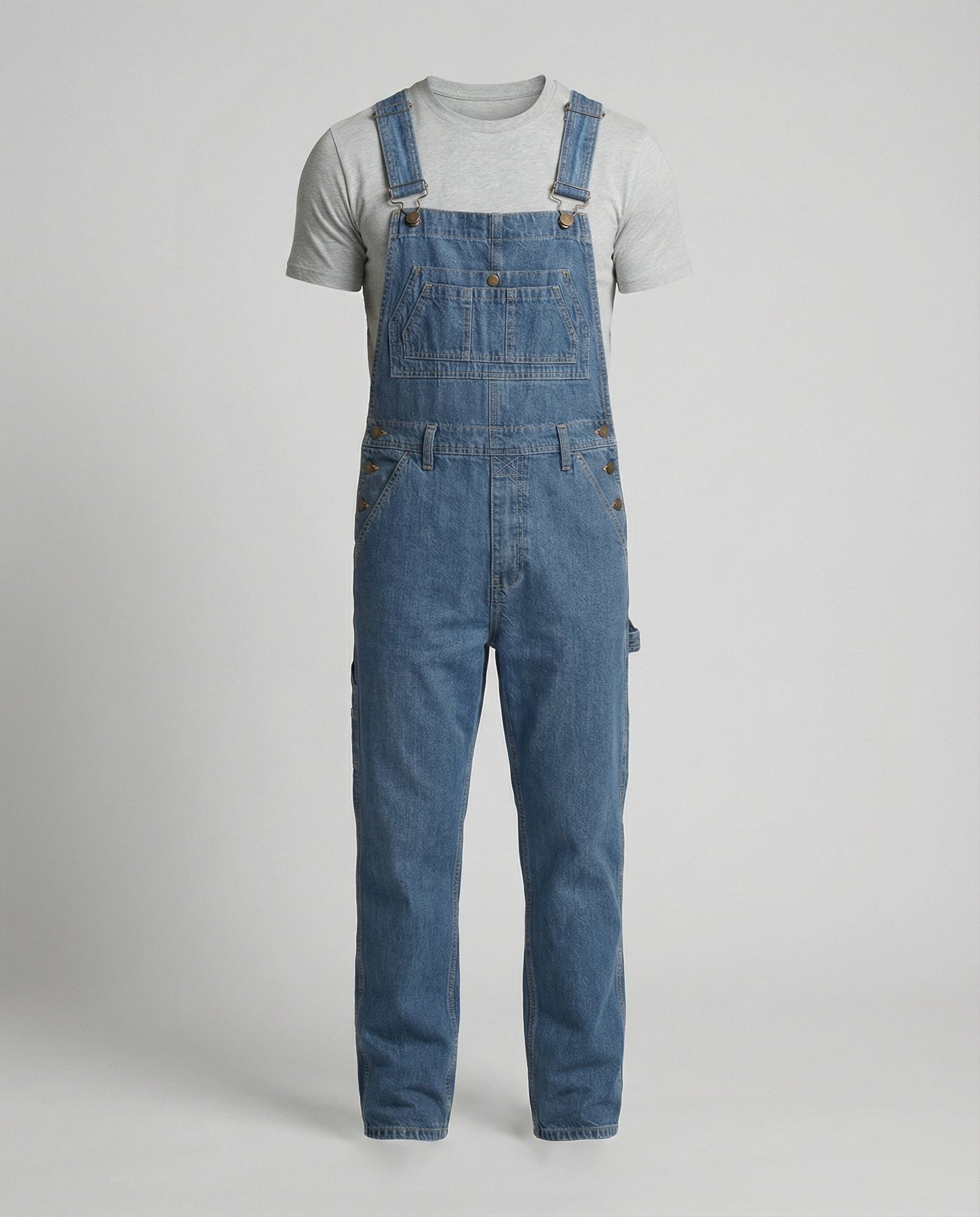 Herren Latzhose Jeans Weit - Eveloria