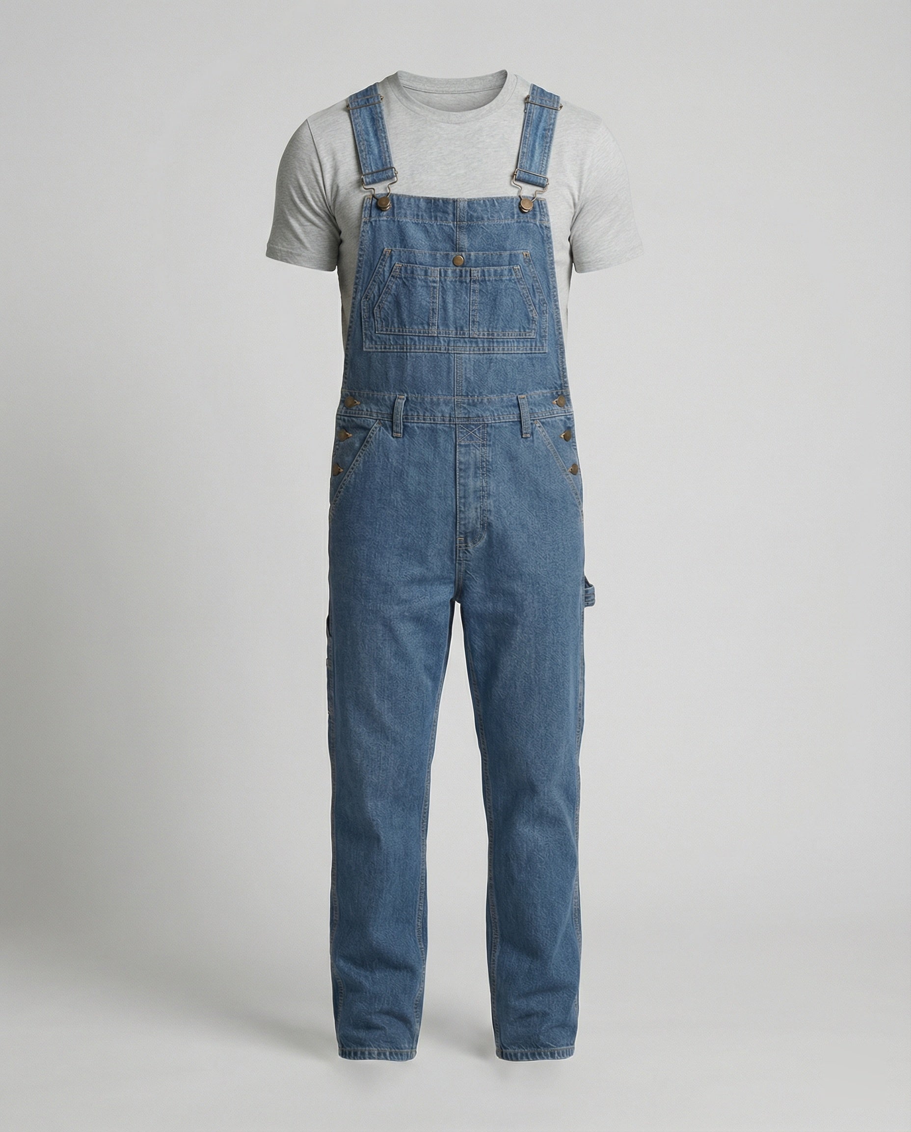 Herren Latzhose Jeans Weit - Eveloria