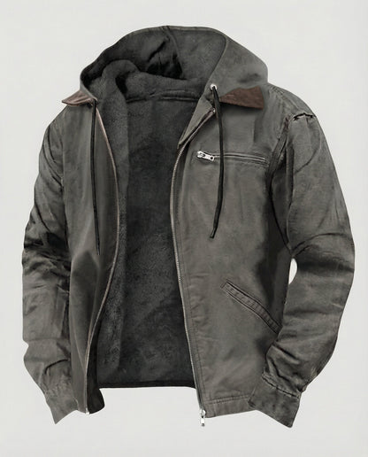 Herren Jacke Komfort Leder