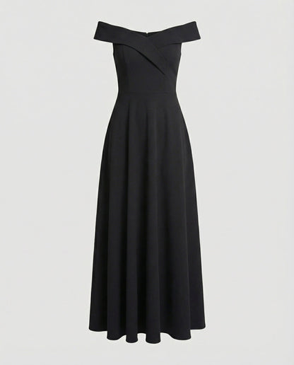 Eveloria Damen Off-Shoulder Abendkleid Lang Elegantes