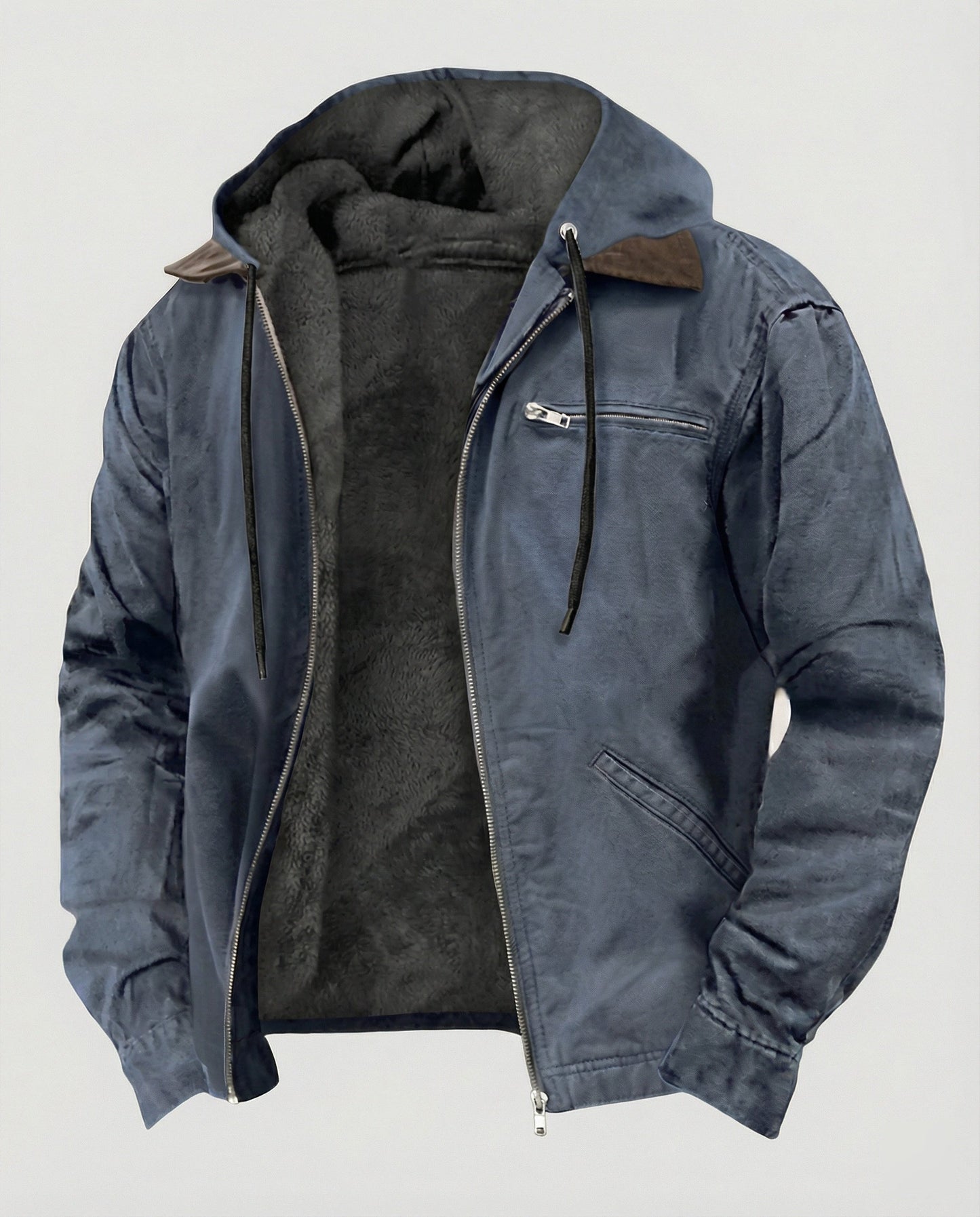 Herren Jacke Komfort Leder