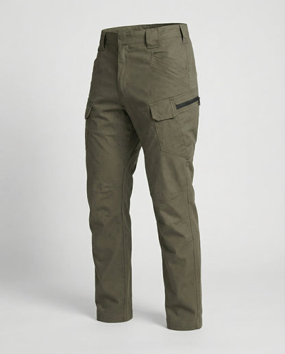 Damen Trekkinghose Funktionstaschen Beige