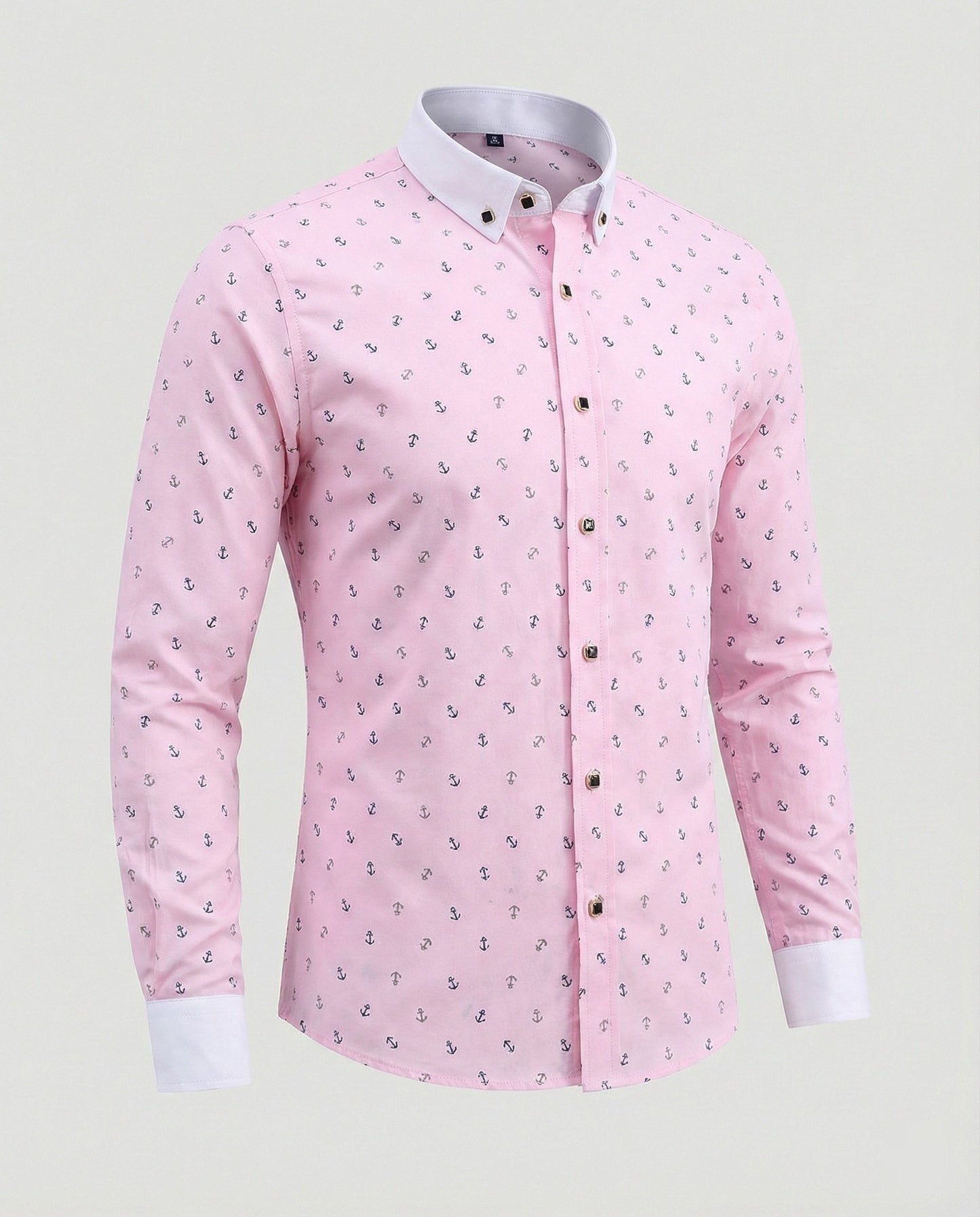 Herren Businesshemd Slim Fit Kentkragen Weiß