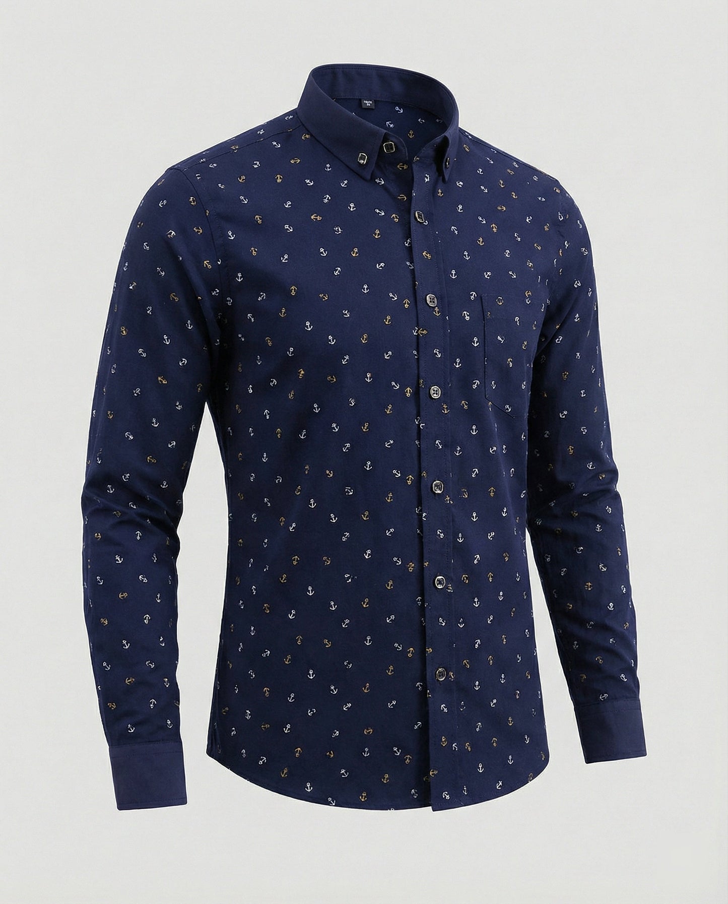 Herren Businesshemd Slim Fit Kentkragen Weiß