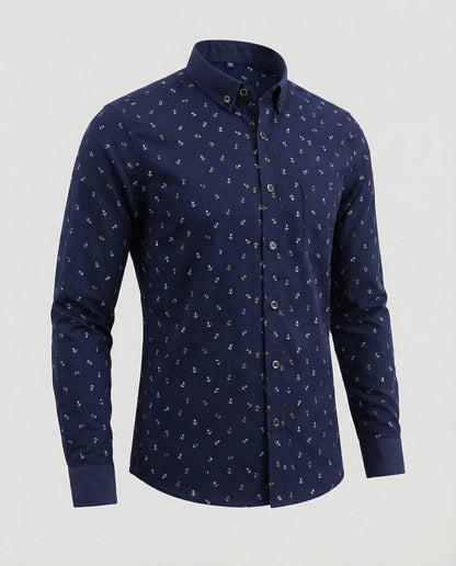 Herren Businesshemd Slim Fit Kentkragen Weiß
