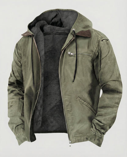 Herren Jacke Komfort Leder