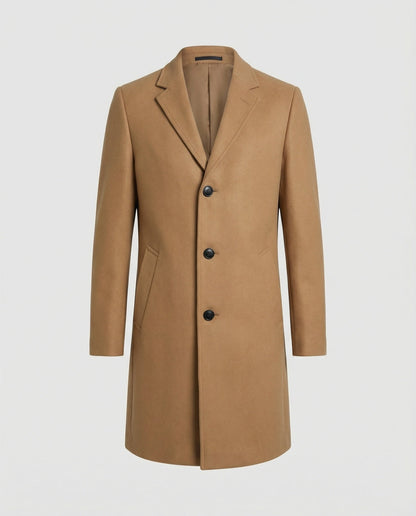 Herren Wolltrenchcoat Elegantes Design