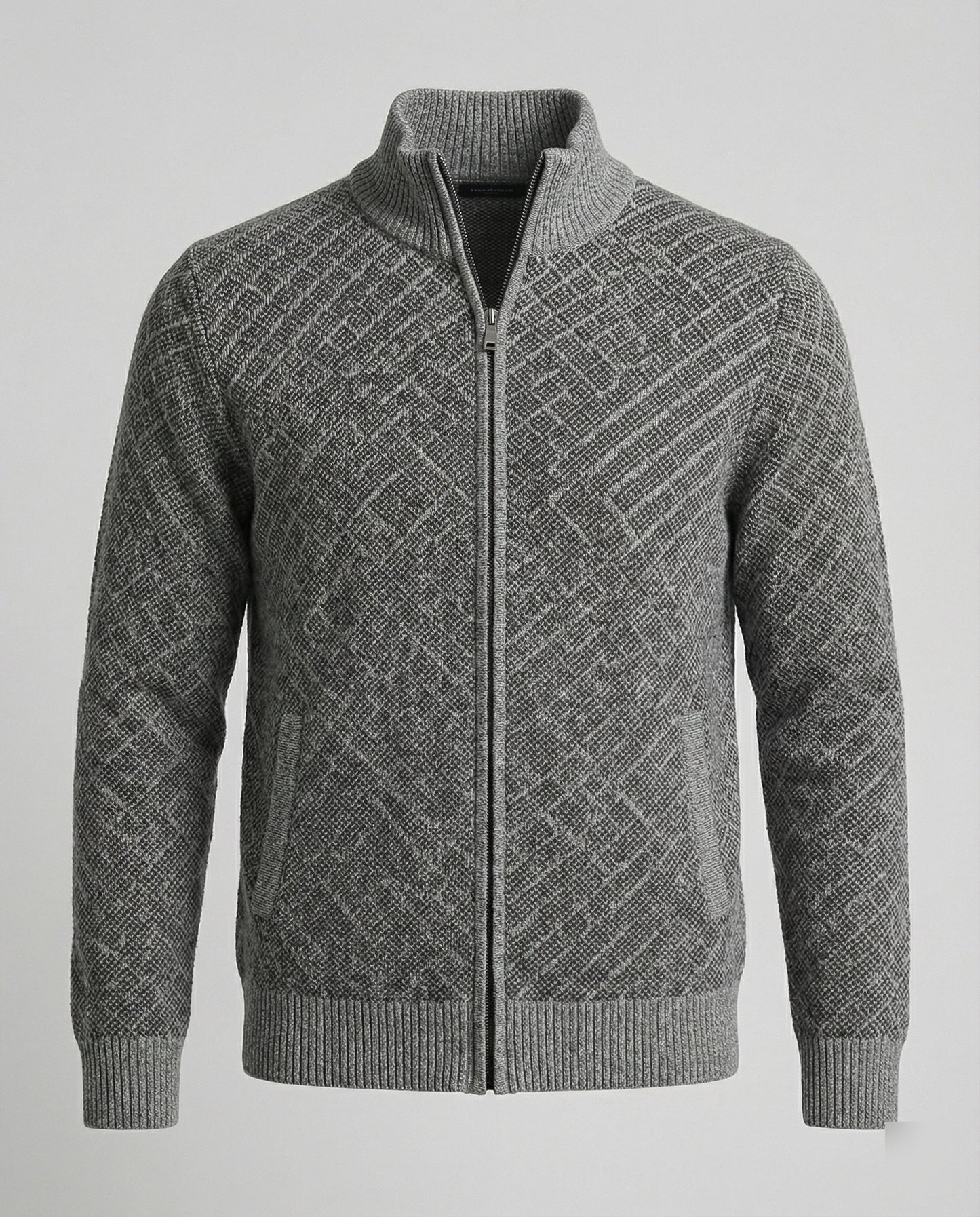 Herren Strickjacke Zipper