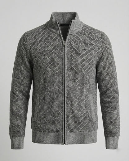 Herren Strickjacke Zipper
