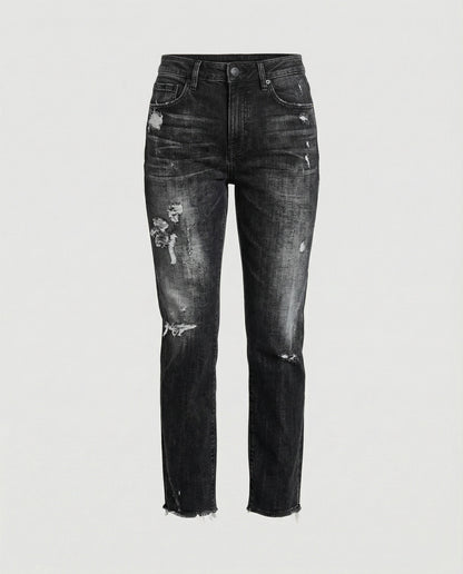 Eveloria Damen Lockere Jeans