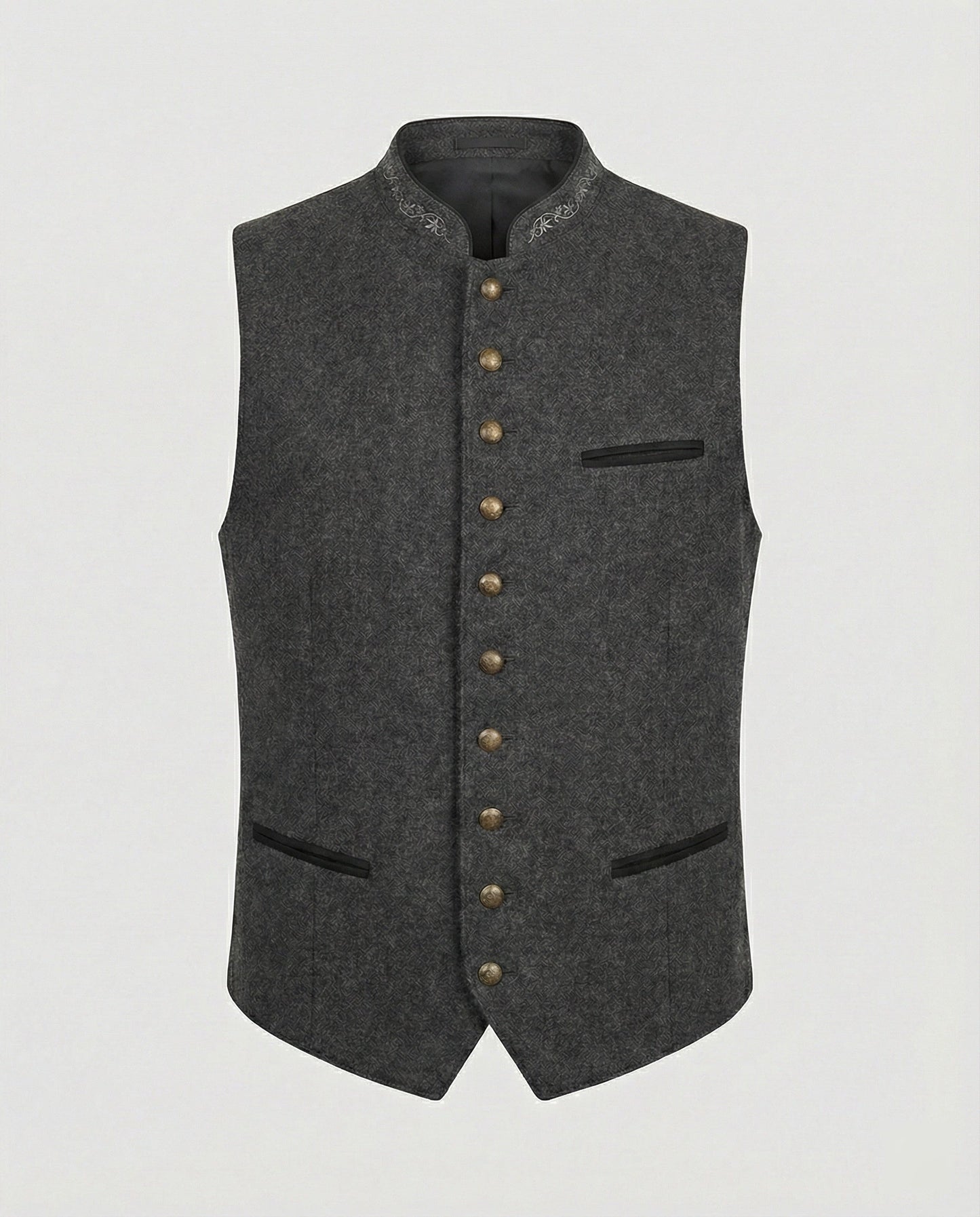 Graue Trachtenweste Elegantes Design