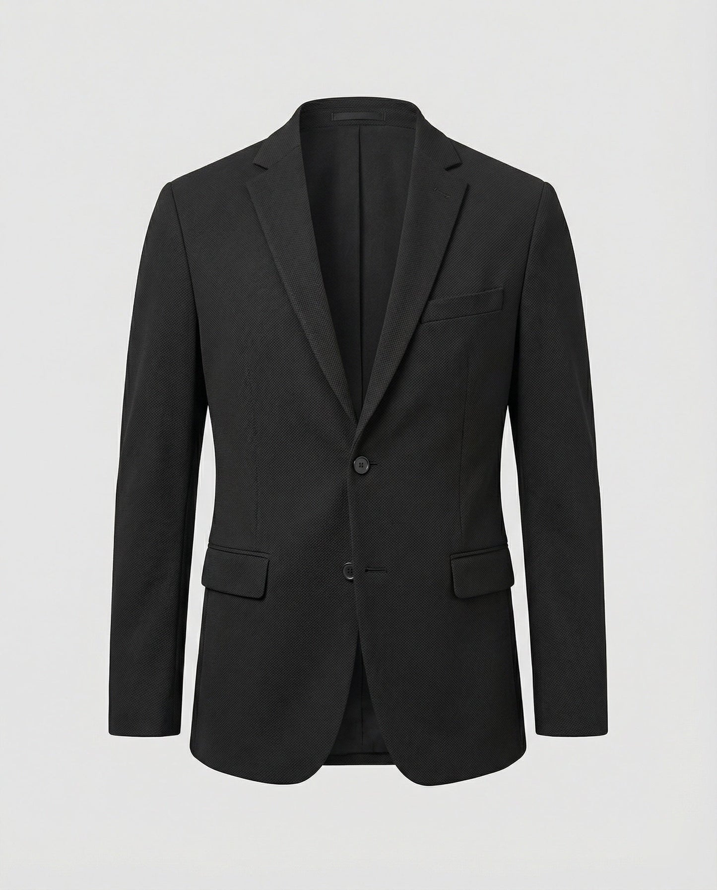 Herren Blazer Strukturstoff Stadtlook