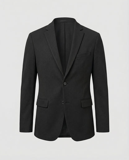 Herren Blazer Strukturstoff Stadtlook