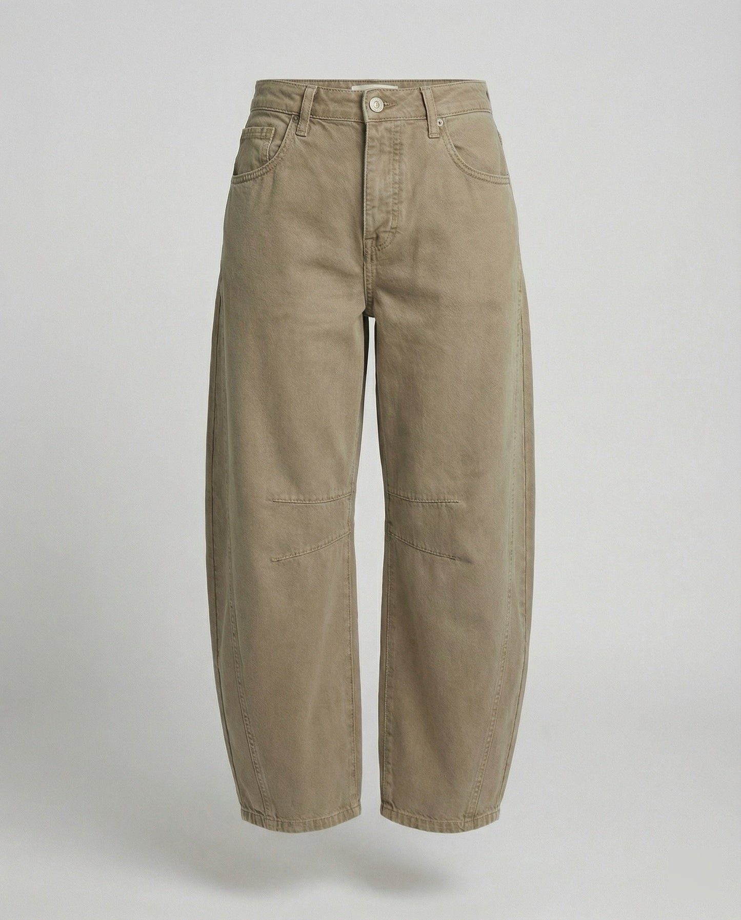 Damen Trendhose Weite Bein Denim