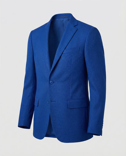 Herren Blazer Strukturstoff Stadtlook