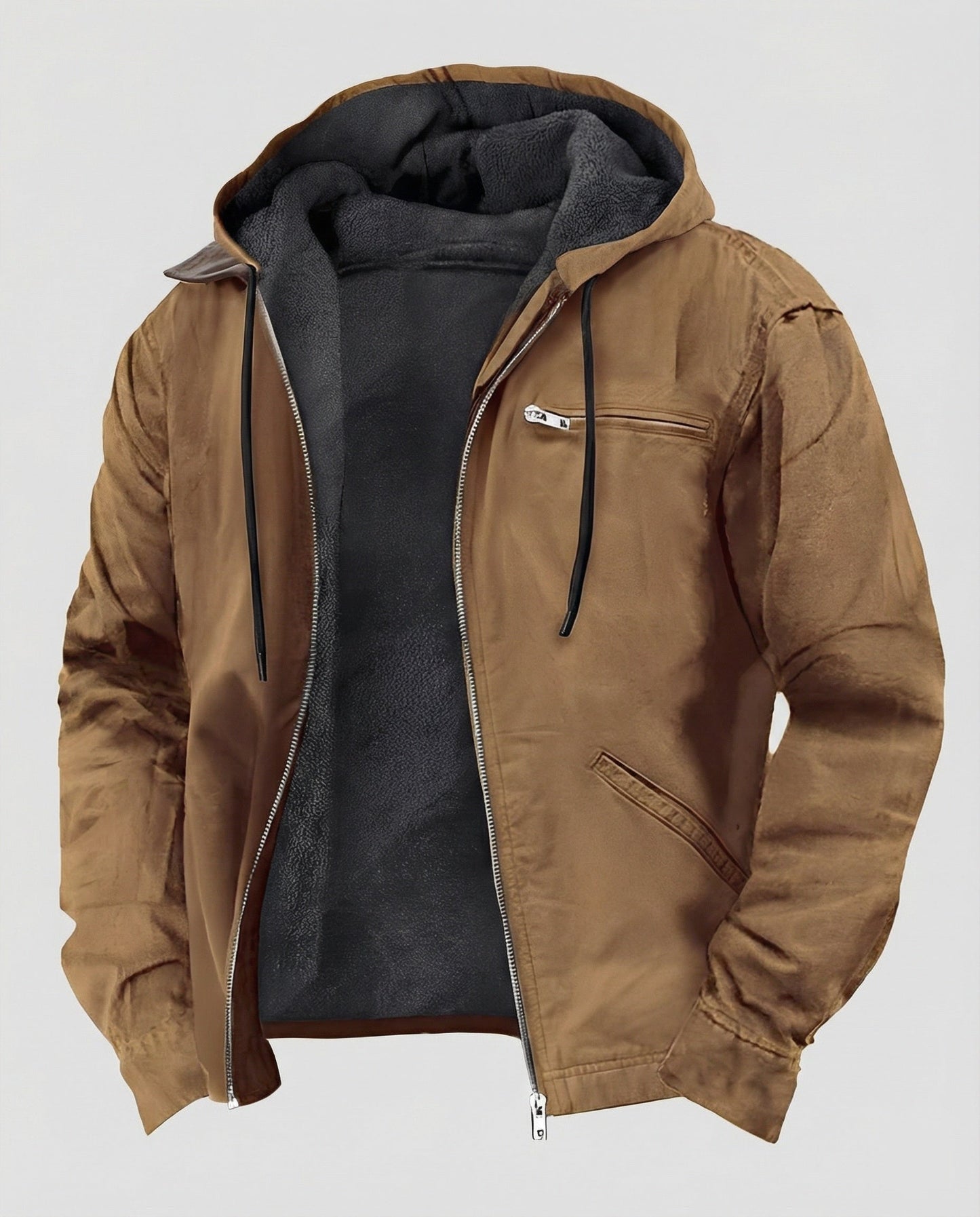 Herren Outdoorjacke Mit Kapuze