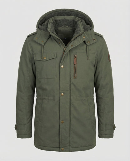 Herren Gepolsterte Jacke Lässig