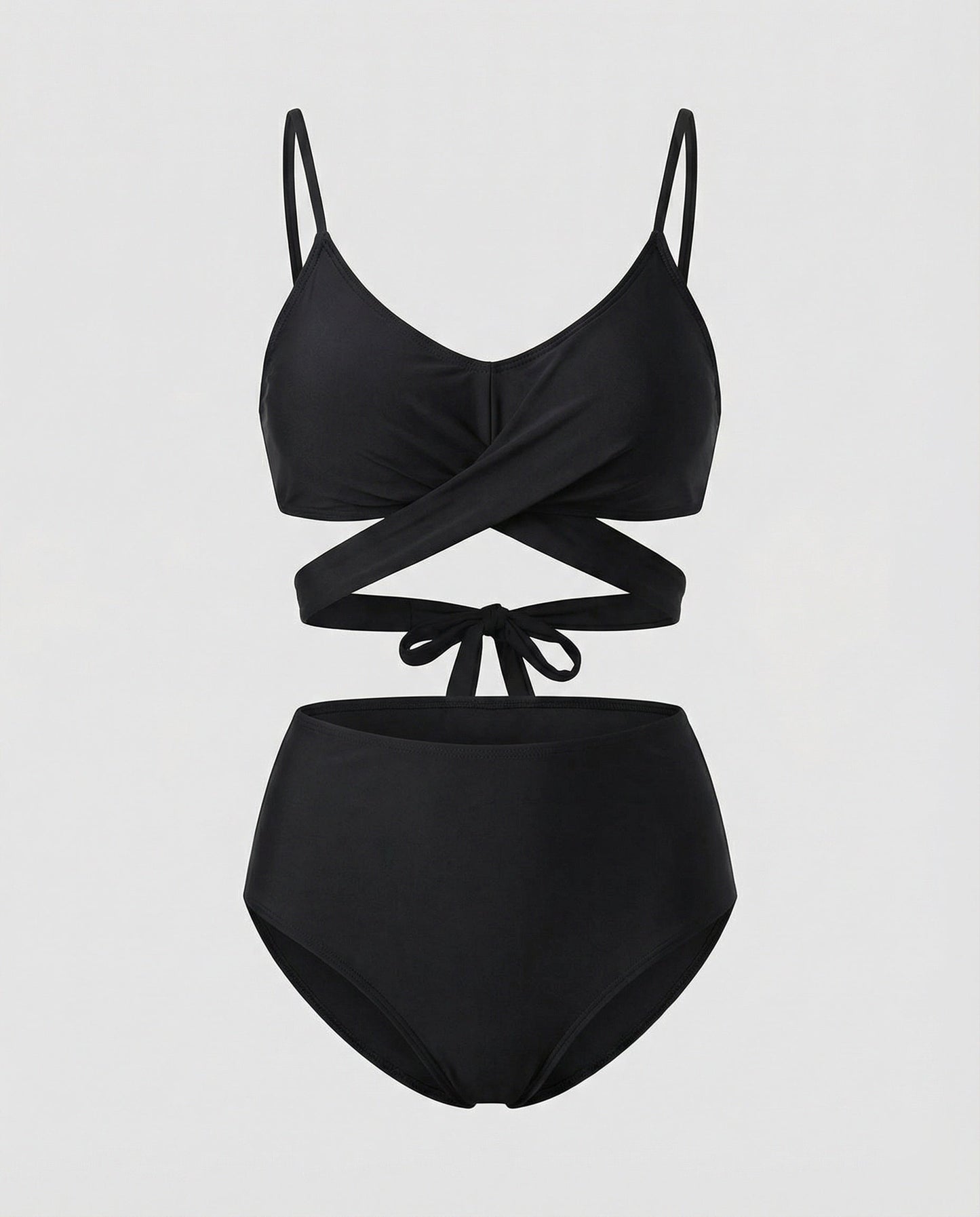 Eveloria Damen Bikini Set Hochtailliert