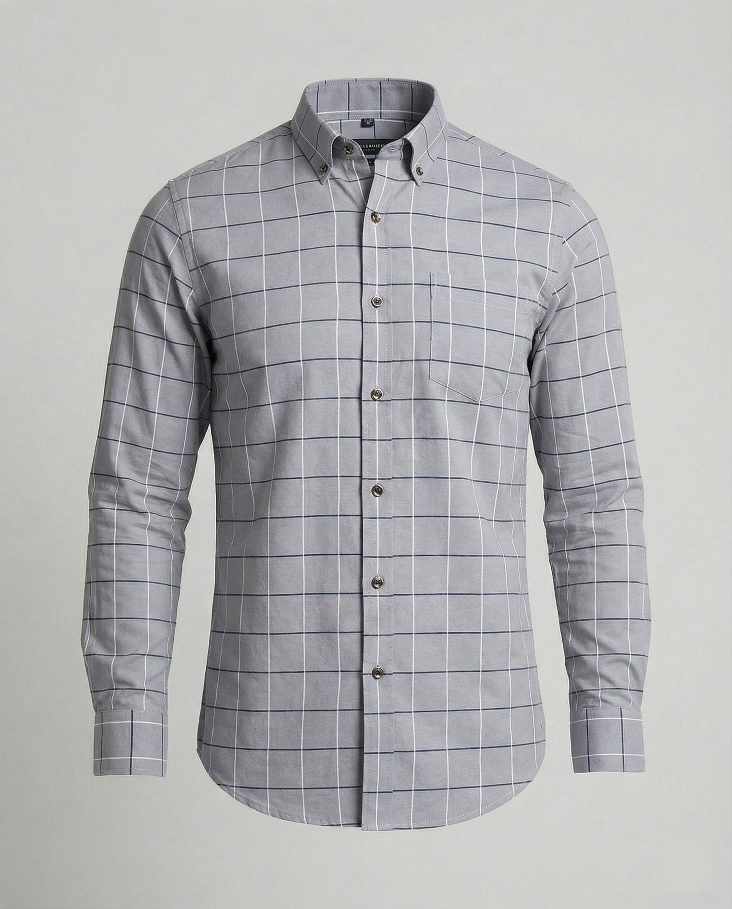 Herren Businesshemd Slim Fit Kentkragen Weiß - Eveloria