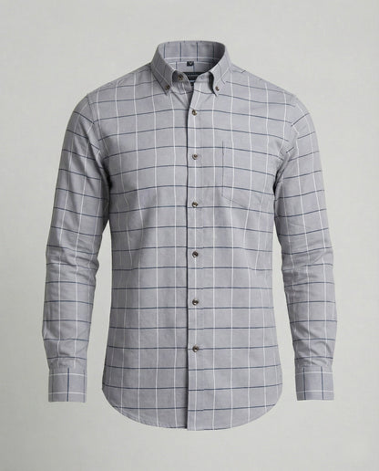 Herren Businesshemd Slim Fit Kentkragen Weiß - Eveloria