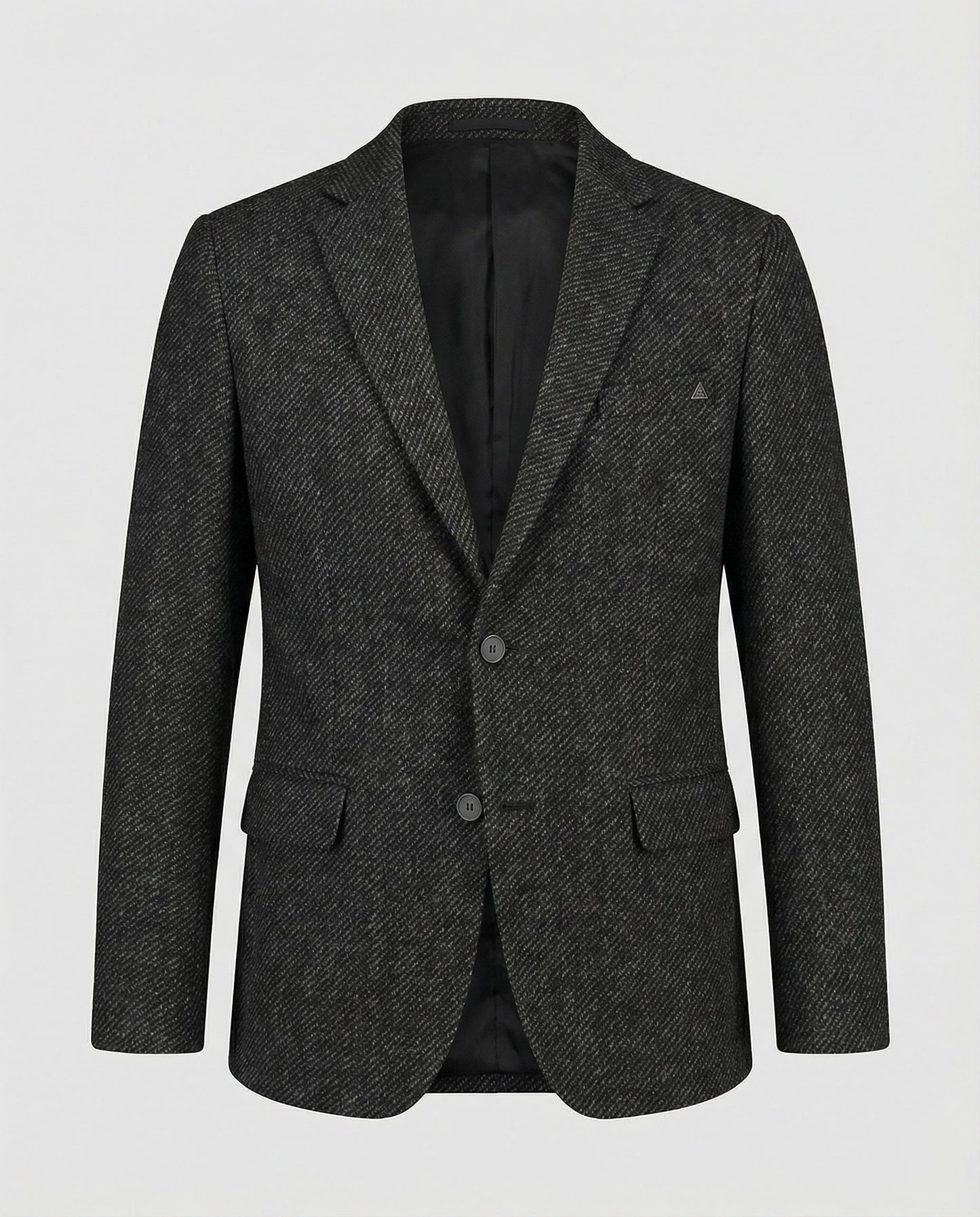 Herren Slim-Fit Sakko Tweed 2-Knopf - Eveloria