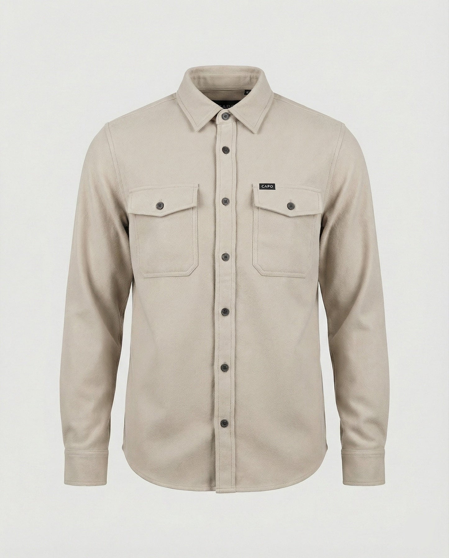 Herren Herbsthemd Baumwolle Braun