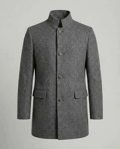 Herren Mantel Warm Daunenfüllung