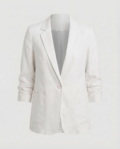 Damen Blazer Lang Leder