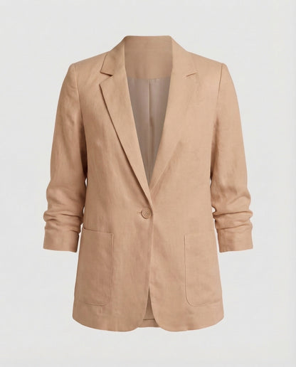Damen Blazer Lang Leder