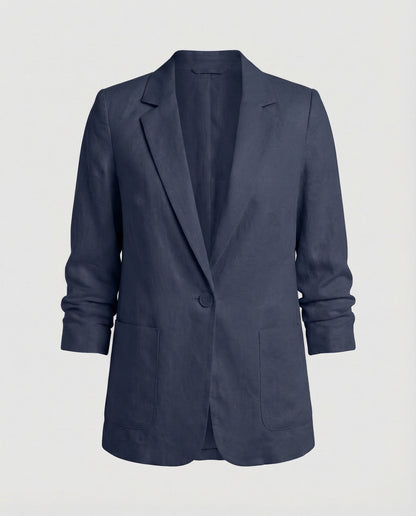 Damen Blazer Lang Leder