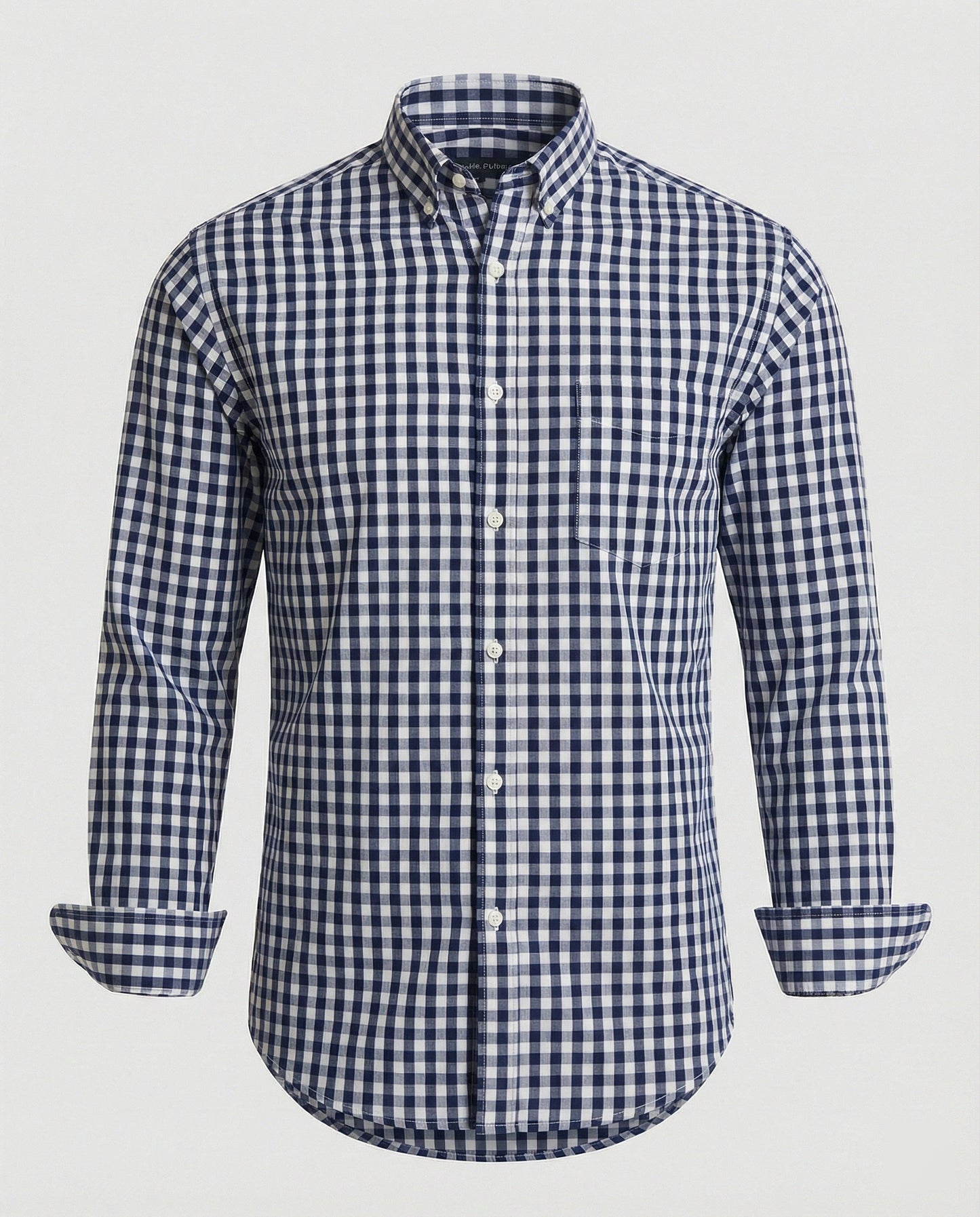 Herren Langarmhemd Flanell Kariert - Eveloria