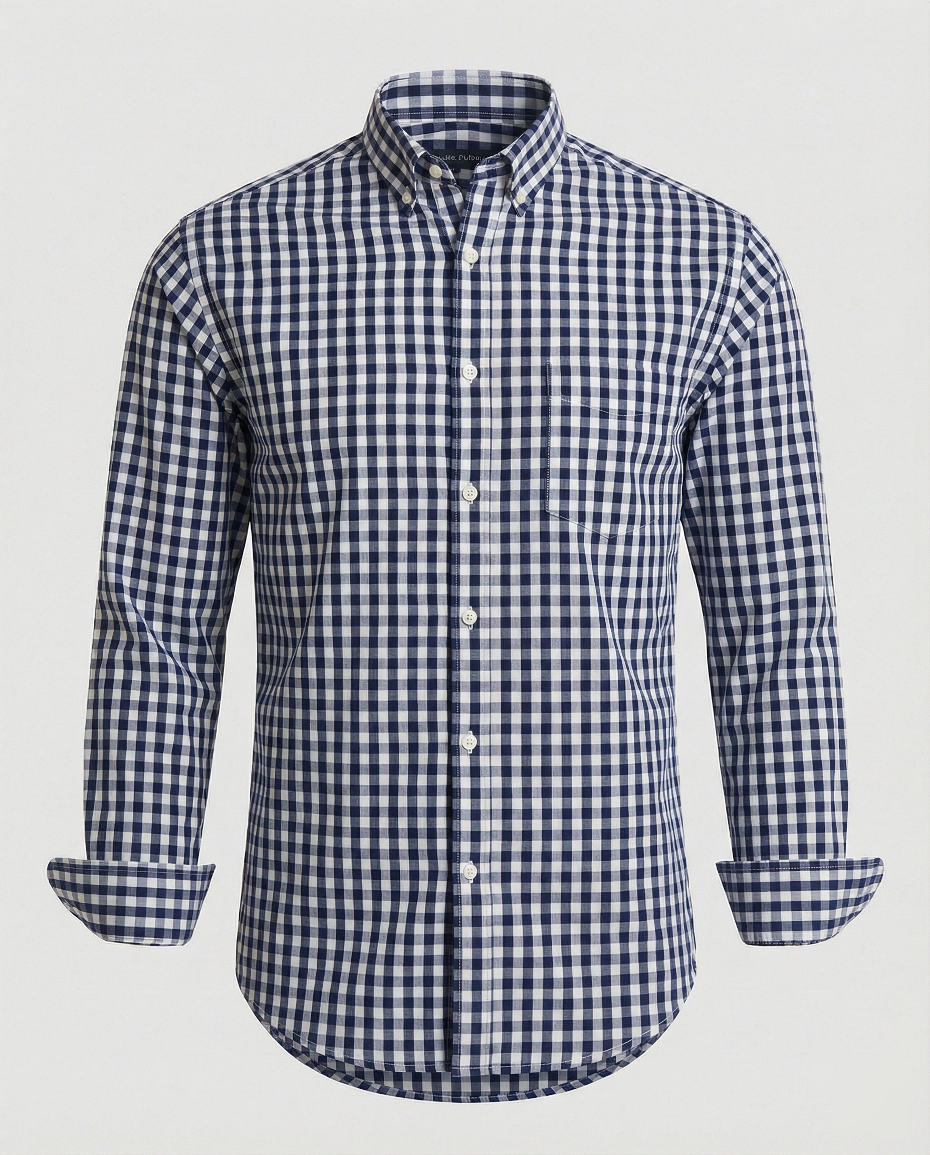 Herren Langarmhemd Flanell Kariert - Eveloria