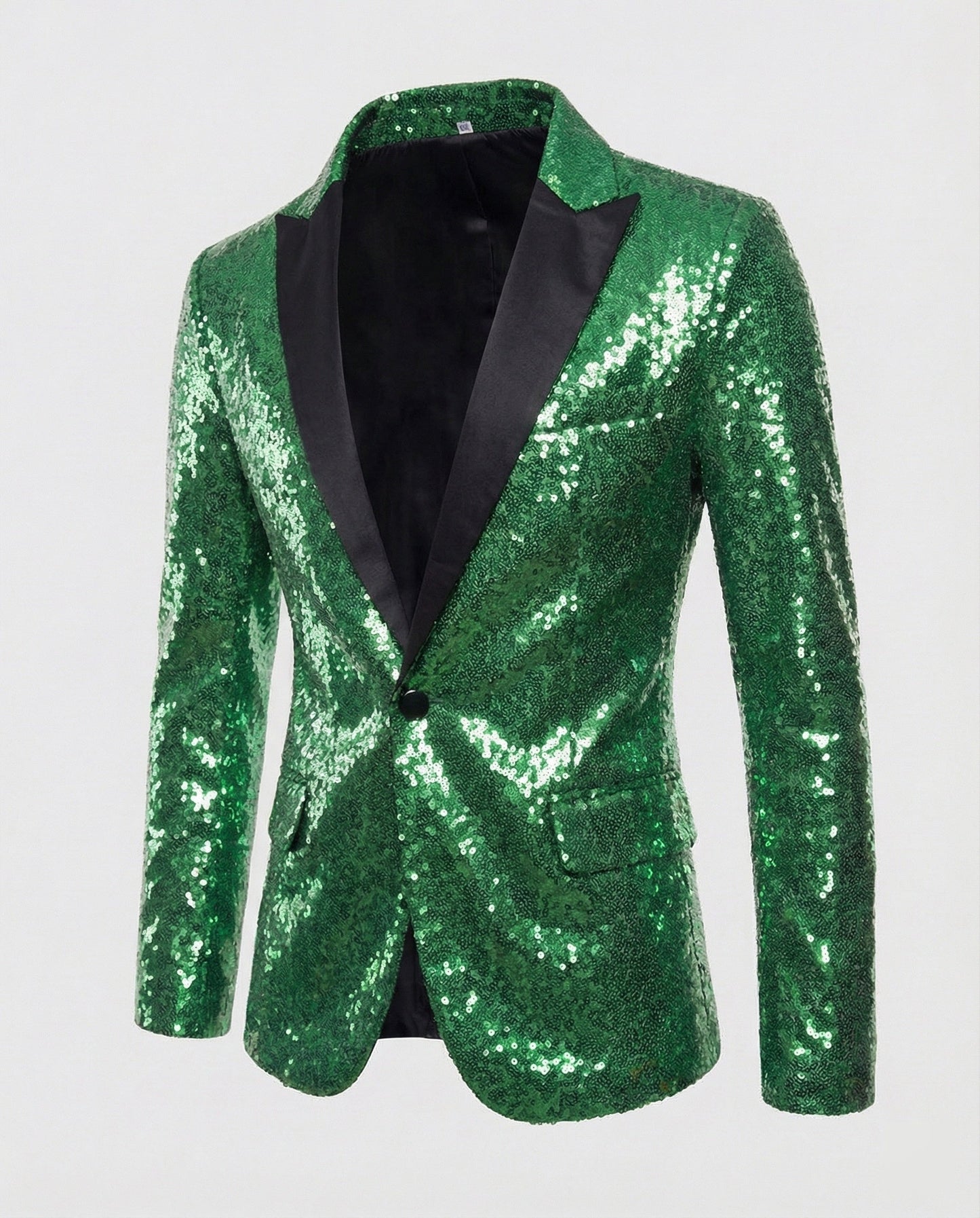 Herren Pailletten Blazer Glamour