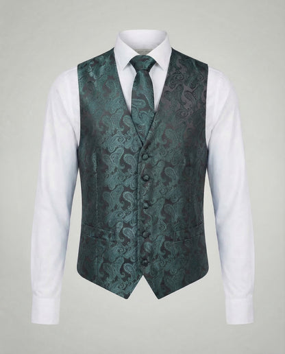 Herren Paisley Anzugweste Elegantes Design