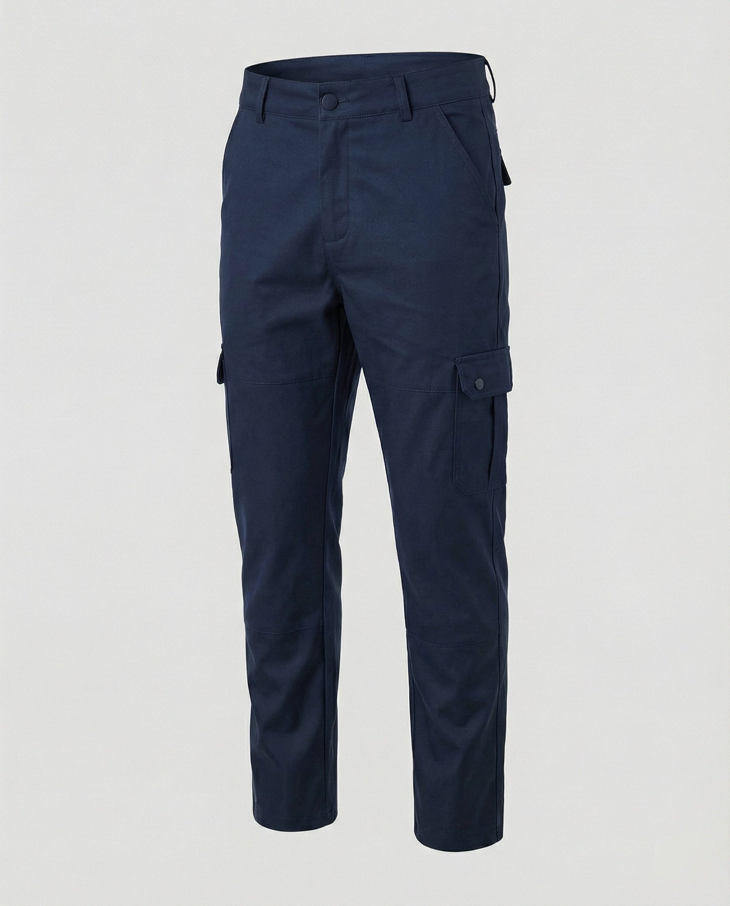 Herren Kunstleder Cargo-Hose