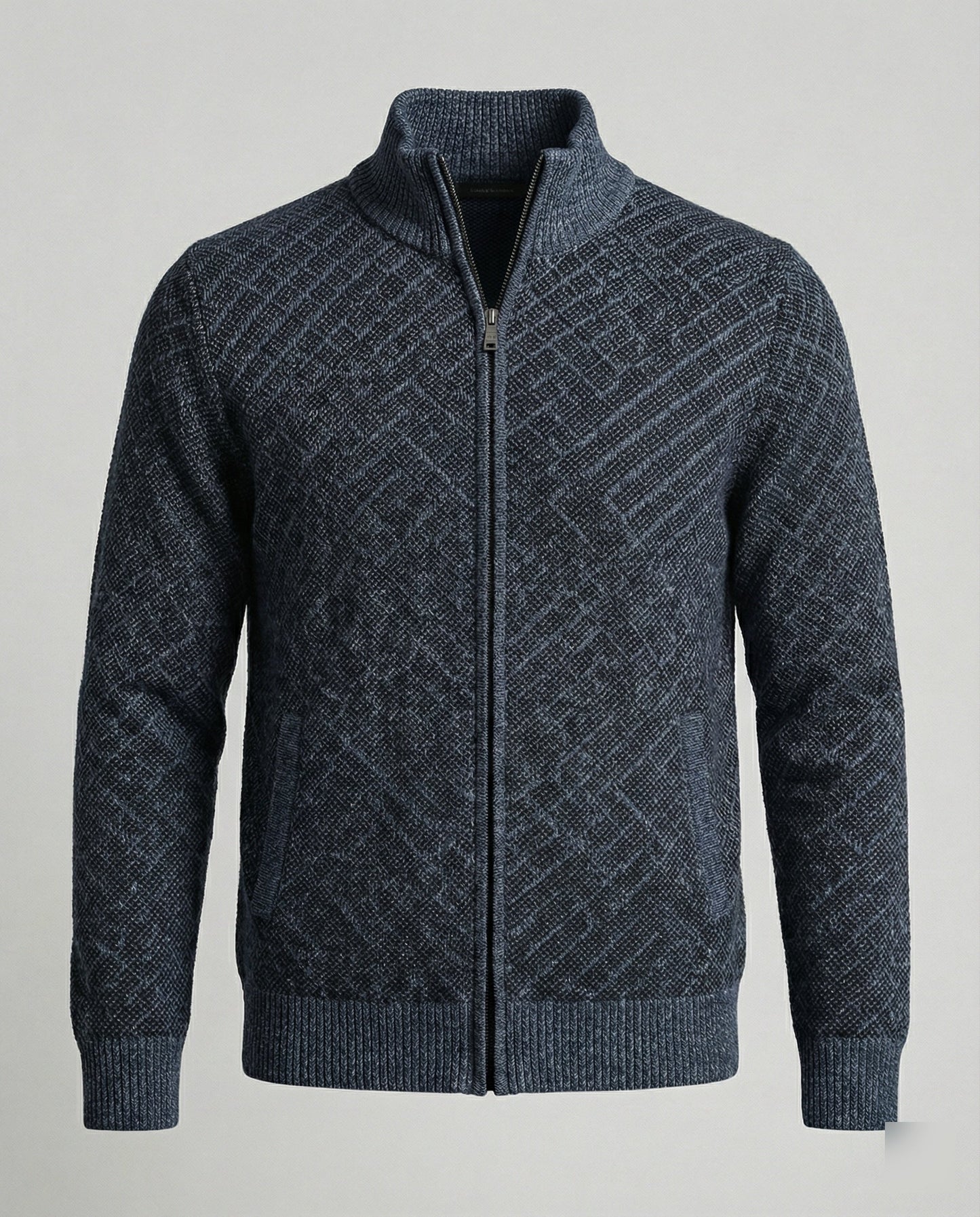 Herren Strickjacke Zipper